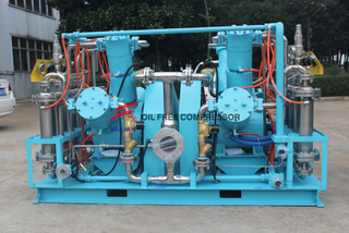 Yağsız pistonlu düşük basınçlı oksijen kompresörü