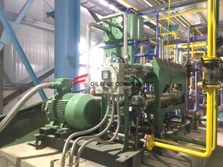 500nm3 10.5Bar Düşük Basınçlı Yağsız Hidrojen Kompresörü 